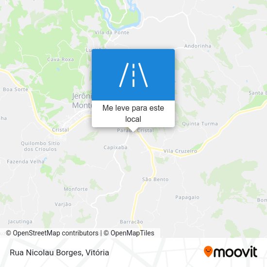Rua Nicolau Borges mapa