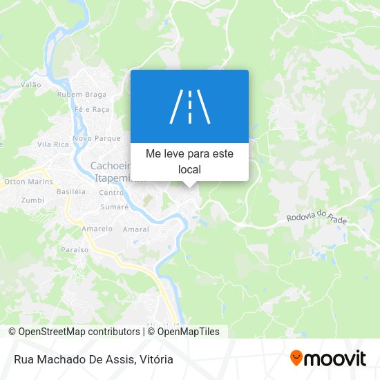 Rua Machado De Assis mapa