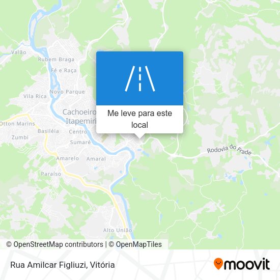 Rua Amilcar Figliuzi mapa