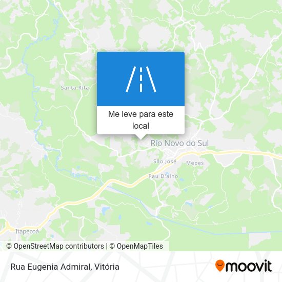 Rua Eugenia Admiral mapa