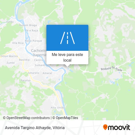 Avenida Targino Athayde mapa