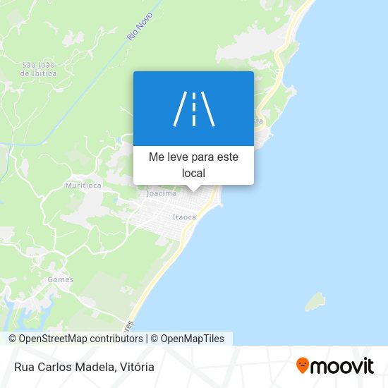 Rua Carlos Madela mapa