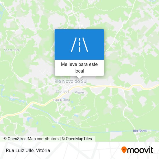 Rua Luiz Ulle mapa