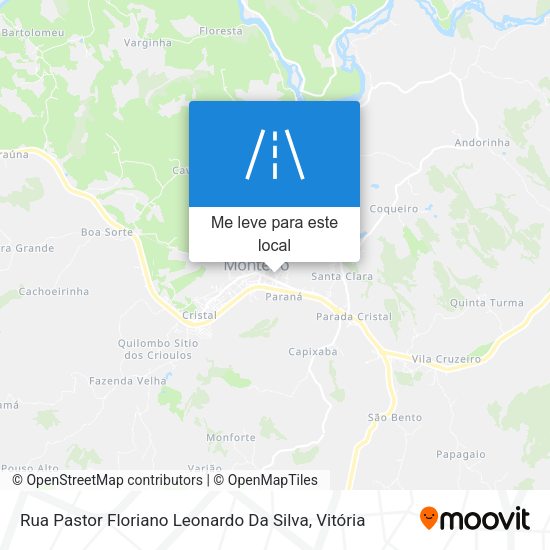 Rua Pastor Floriano Leonardo Da Silva mapa