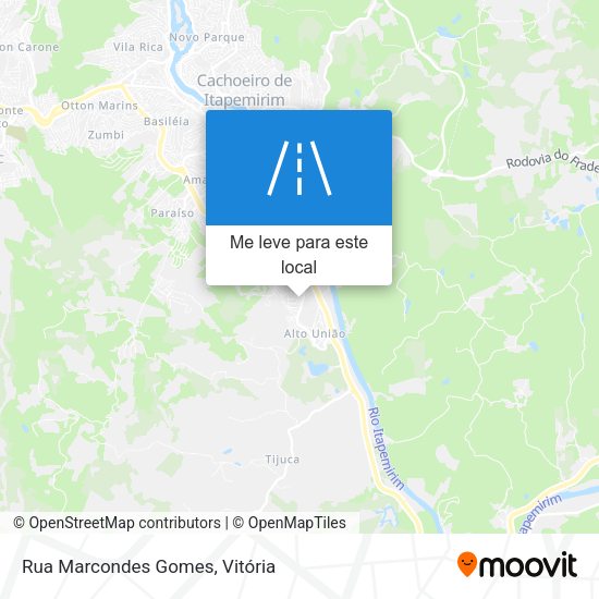 Rua Marcondes Gomes mapa