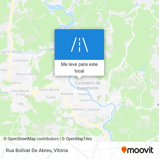 Rua Bolívar De Abreu mapa