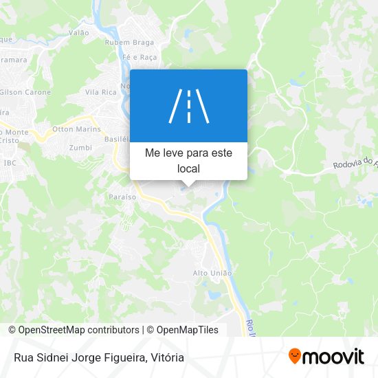 Rua Sidnei Jorge Figueira mapa