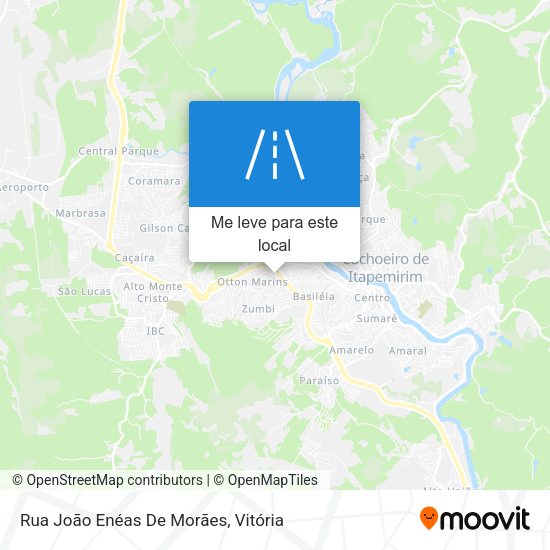 Rua João Enéas De Morães mapa