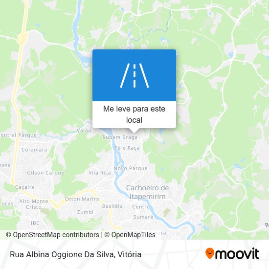Rua Albina Oggione Da Silva mapa