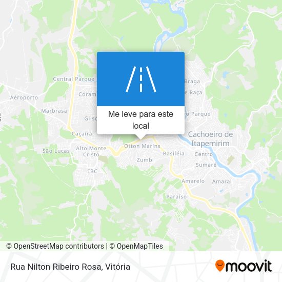 Rua Nilton Ribeiro Rosa mapa