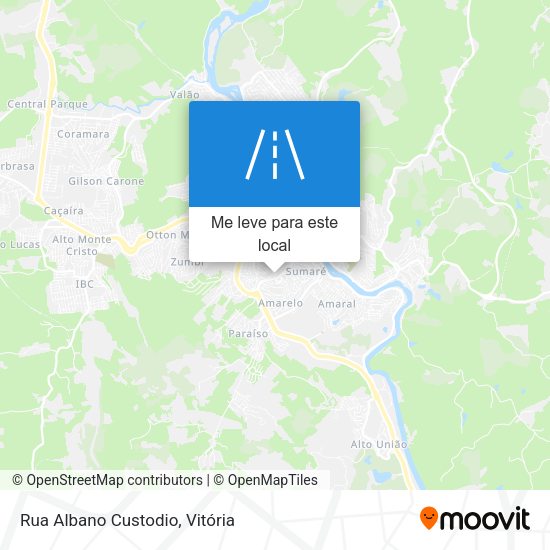 Rua Albano Custodio mapa