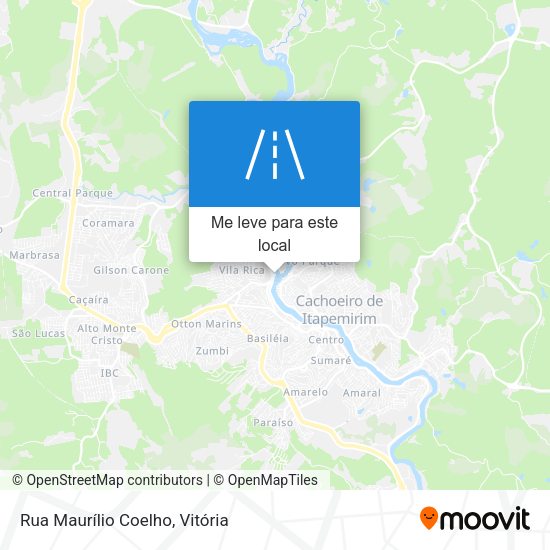 Rua Maurílio Coelho mapa