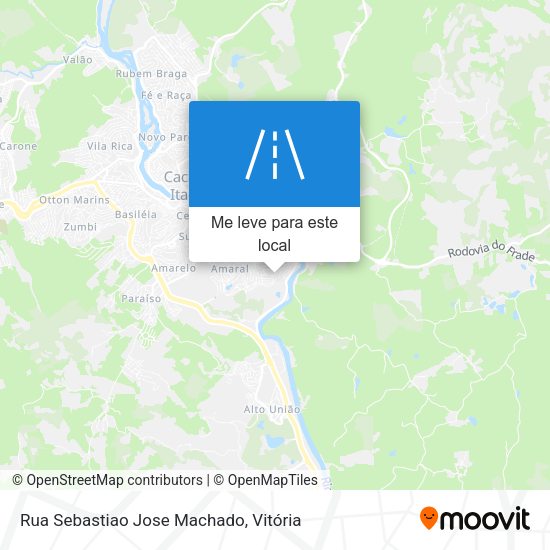 Rua Sebastiao Jose Machado mapa