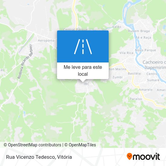 Rua Vicenzo Tedesco mapa