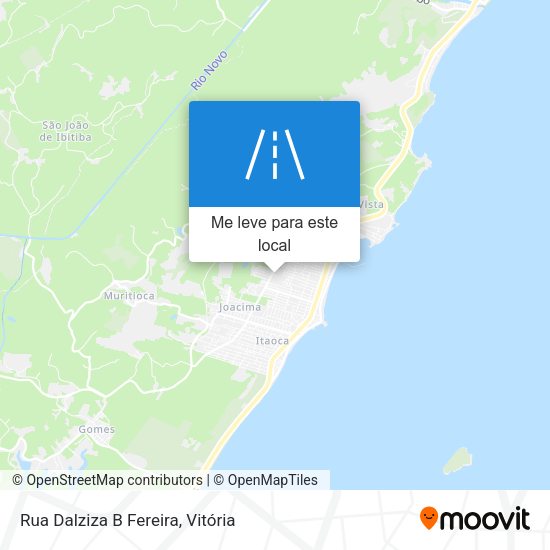 Rua Dalziza B Fereira mapa