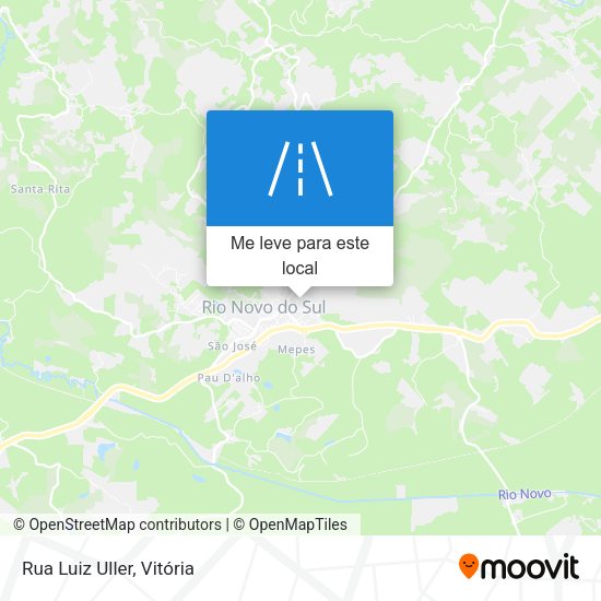 Rua Luiz Uller mapa