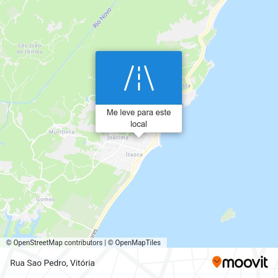 Rua Sao Pedro mapa