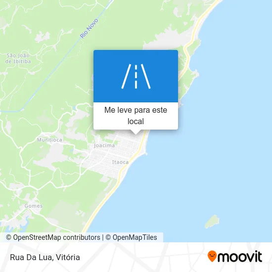 Rua Da Lua mapa