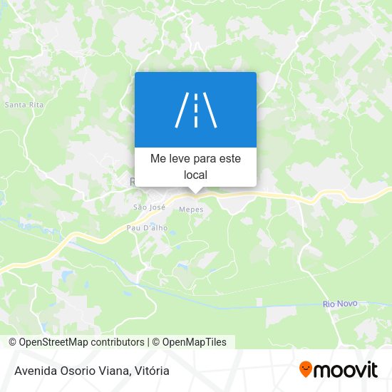 Avenida Osorio Viana mapa