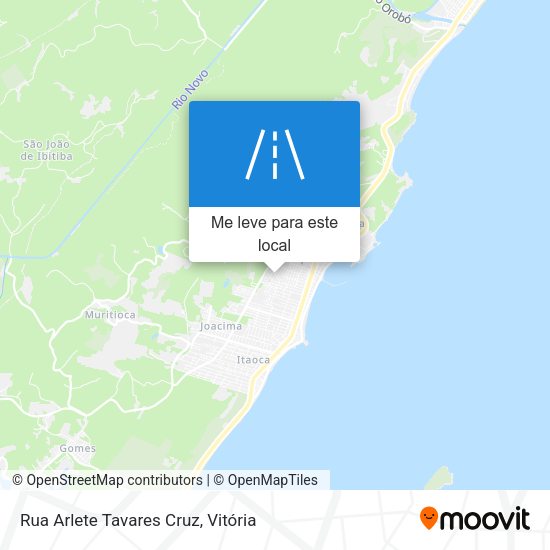 Rua Arlete Tavares Cruz mapa