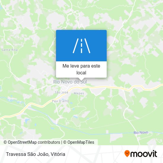 Travessa São João mapa