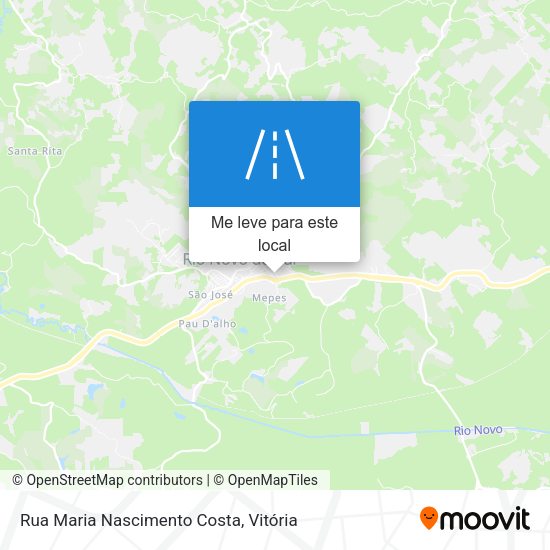 Rua Maria Nascimento Costa mapa