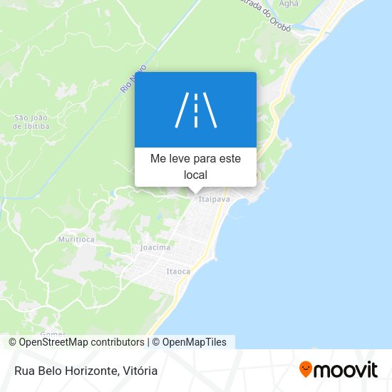 Rua Belo Horizonte mapa