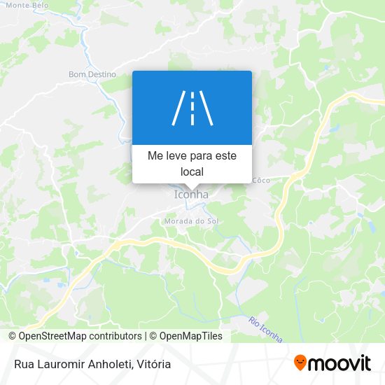 Rua Lauromir Anholeti mapa