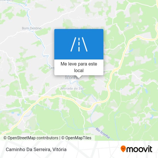 Caminho Da Serreira mapa