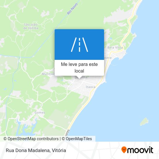 Rua Dona Madalena mapa