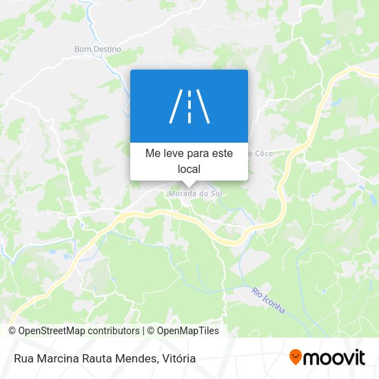 Rua Marcina Rauta Mendes mapa
