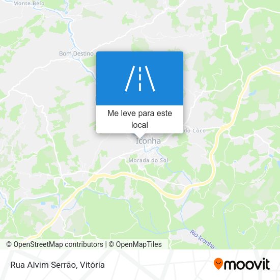 Rua Alvim Serrão mapa
