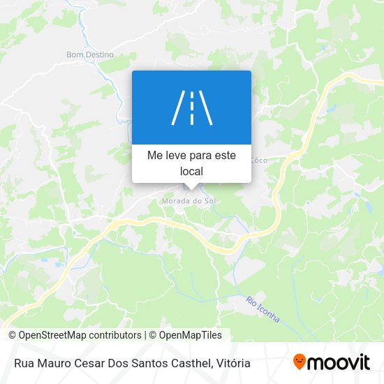 Rua Mauro Cesar Dos Santos Casthel mapa