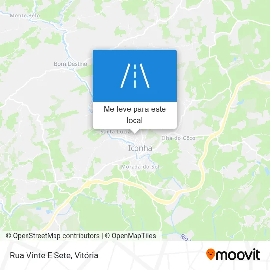 Rua Vinte E Sete mapa