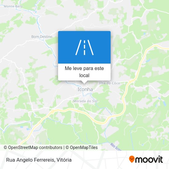 Rua Angelo Ferrereis mapa
