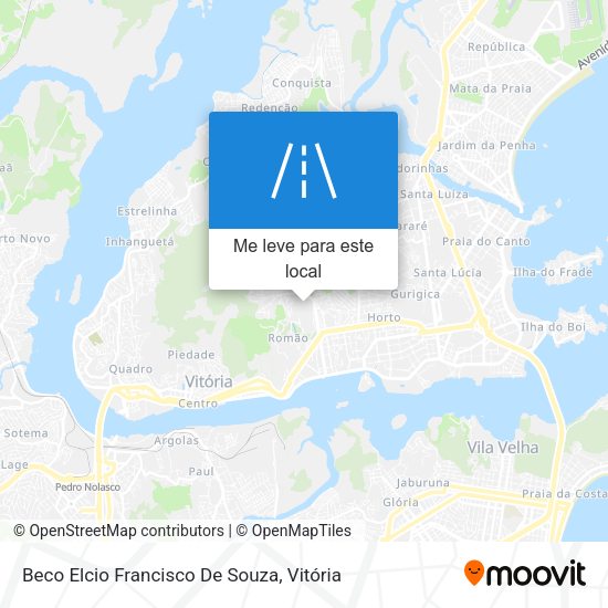 Beco Elcio Francisco De Souza mapa
