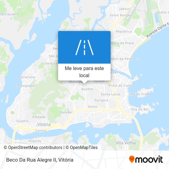 Beco Da Rua Alegre II mapa