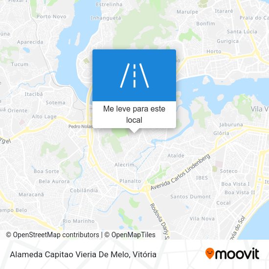 Alameda Capitao Vieria De Melo mapa