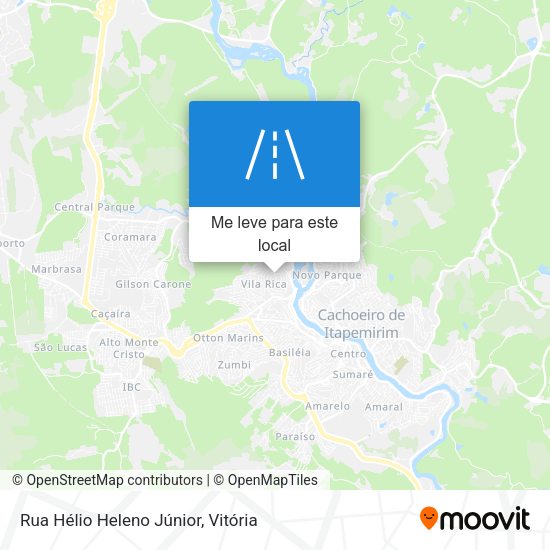 Rua Hélio Heleno Júnior mapa