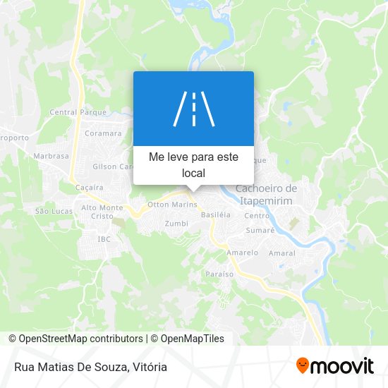 Rua Matias De Souza mapa