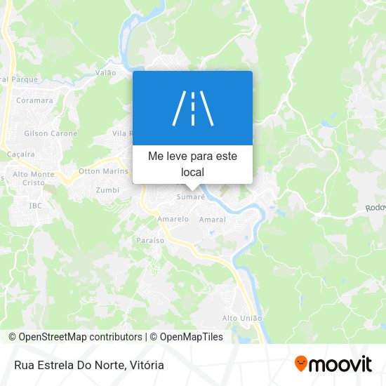 Rua Estrela Do Norte mapa