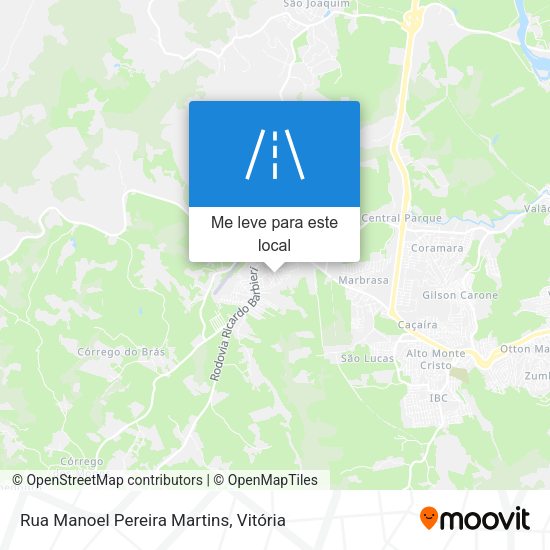 Rua Manoel Pereira Martins mapa