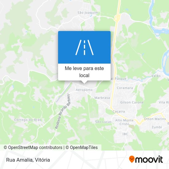 Rua Amalia mapa