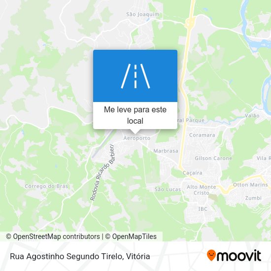 Rua Agostinho Segundo Tirelo mapa