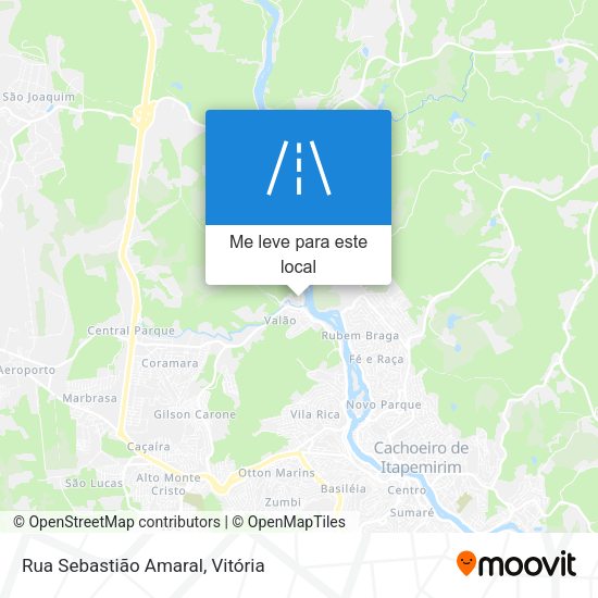 Rua Sebastião Amaral mapa