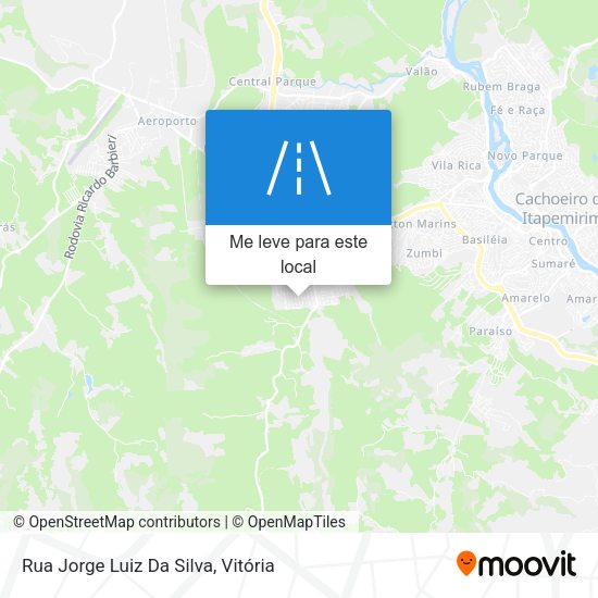 Rua Jorge Luiz Da Silva mapa