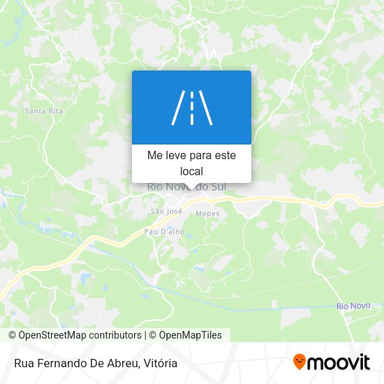 Rua Fernando De Abreu mapa