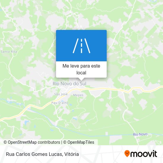 Rua Carlos Gomes Lucas mapa