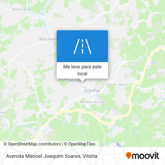 Avenida Manoel Joaquim Soares mapa