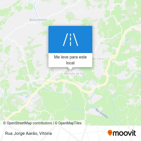 Rua Jorge Aarão mapa